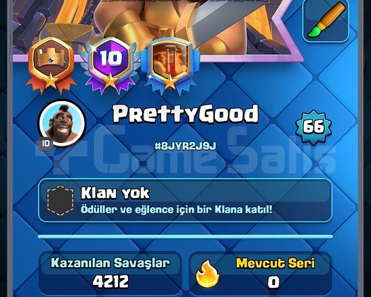Clash Royale ilk hesaplardan