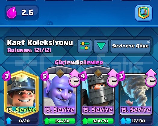Clash Royale ilk hesaplardan