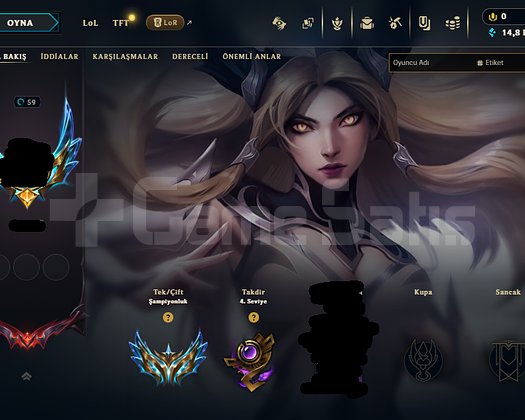 66 WR CHALLENGER HESAP +31 LP HESAP CHALL MMR