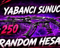VALORANT YABANCI SUNUCU 10-250 SKİN RANDOM HESAP