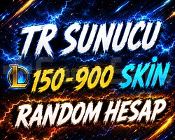 100TR LOL 150-850 SKİN RANDOM HESAP