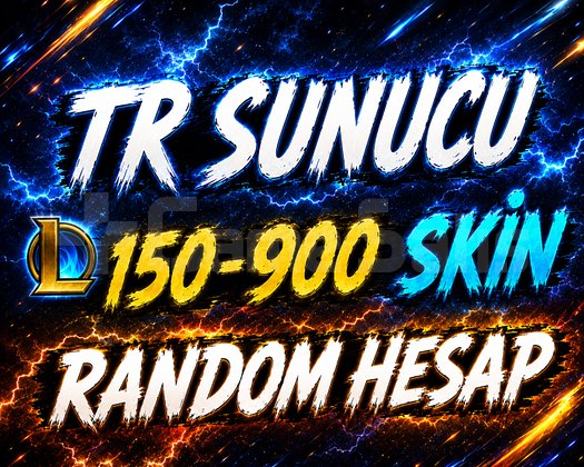 100TR LOL 150-850 SKİN RANDOM HESAP