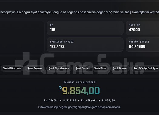 10K Değerinde Plat 2 162 Lvl Full Şamp. 50 k Öz