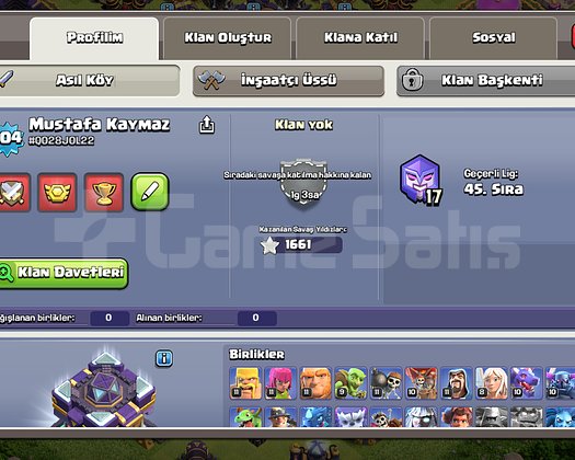 CR 70 LVL 124 EMOJİ NİHAİ HESAP + BB15 COC