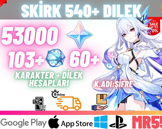 EU | MR55 Skirk + 53000 Köken + 103+60 Fates