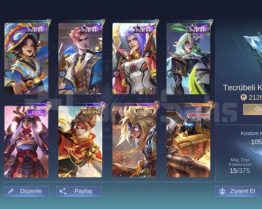 Mobile legends satilim