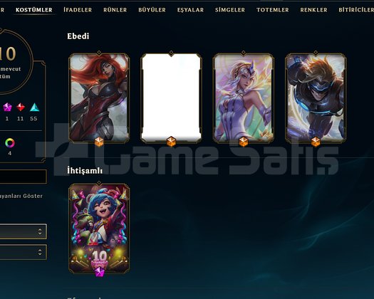Yüksek Win Rateli FULL+FULL PLAT LOL HESABI