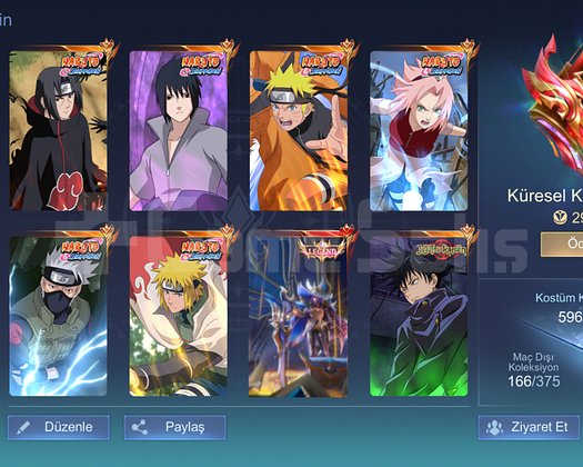 KÜRESEL HESAP UYGUNUNA FULL NARUTO