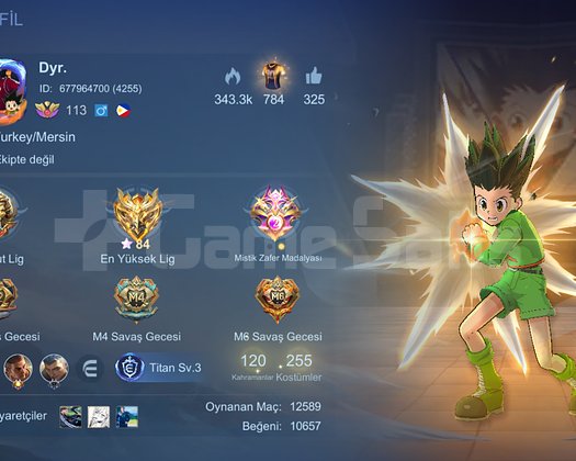 Dyrotth main 6 k maç kof hariç tüm kostümler vardı