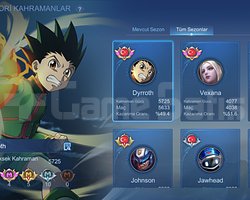 Dyrotth main 6 k maç kof hariç tüm kostümler vardı