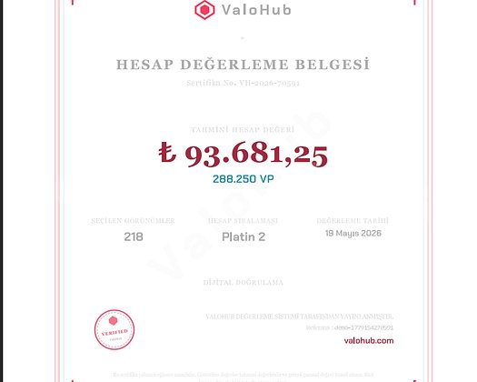 94.000  DEĞERİNDEKİ HESABIM SATILIK!!!!!!!!!!