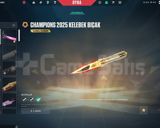FELAKETİN KALBİ VANDAL CHAMPİONS 2025 KELEBEK