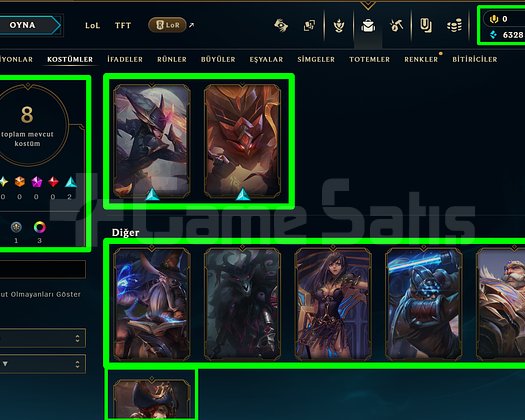 TR + 50 LVL + 8 KOSTÜM + 73 HERO +GOLD 3 + MAİL!
