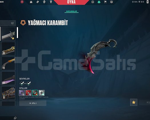 SERİ TETİK SHERİFF YAĞMACI KARAMBİT KURONAMI VANDA