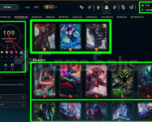 392 LVL + 109 KOSTÜM + 172 HERO + GÜMÜŞ 1 + MAİL!