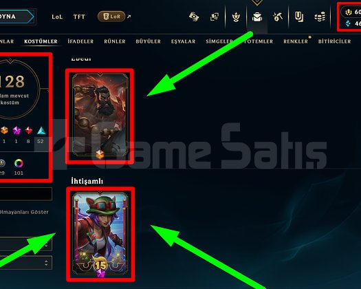 519 LEVEL + 128 KOSTÜM + 143 HERO + GOLD 1 + MAİL!