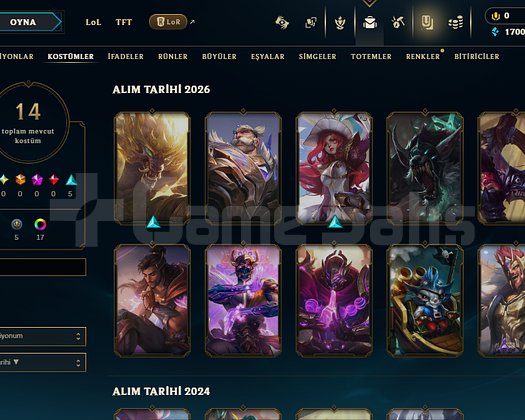EUW PLAT 3 - 14 KOSTÜM