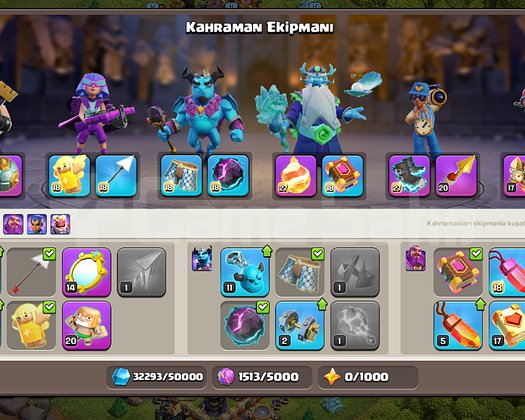204 SEVİYE | TH18 MAX! | ÖZEL İLAN | KAÇIRILMAZ!