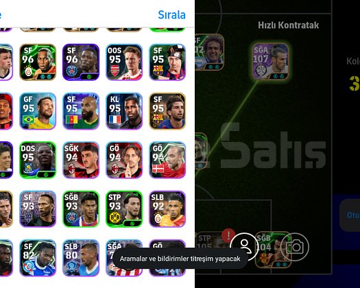 Pes hesabı satıyorum