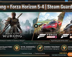 Wukong + Forza Horizon 5-4 | Steam Guard YOK!