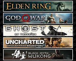Elden + GOW + Tsushima + Uncharted + Wukong