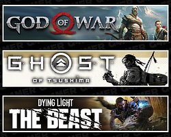 God Of War + Tsushima + Dying Light The Beast