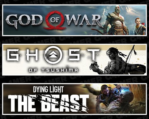 God Of War + Tsushima + Dying Light The Beast