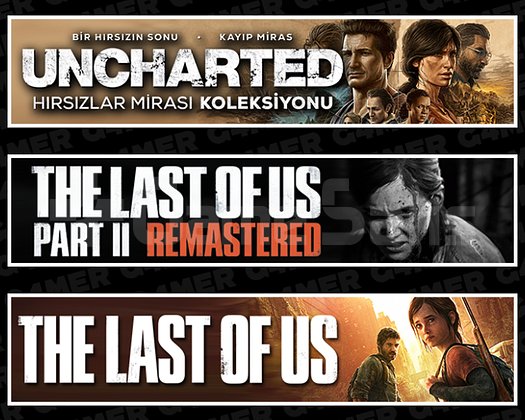 Uncharted + The Last Of Us Part 1 + Part 2