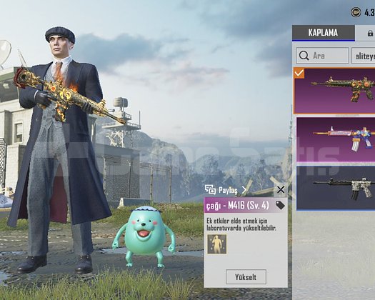 DOLU THOMAS SHELBY KIZIL GÖKBÇAĞI M4 4 . Seviye