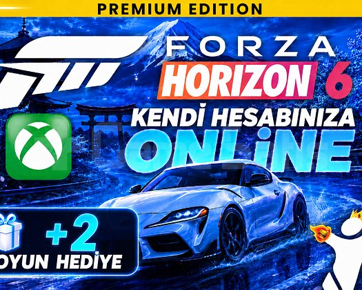 ONLİNE KENDİ HESABINIZA Forza Horizon 6 + 2 OYUN