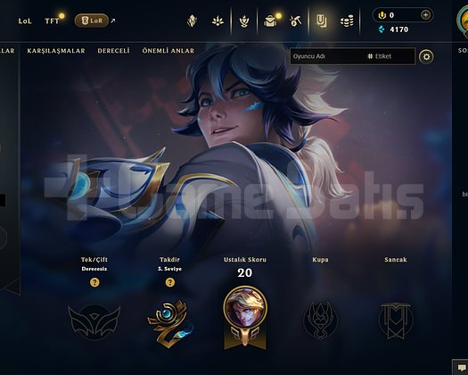 TR Unranked | 1 Kostüm - 22 Hero | LoL