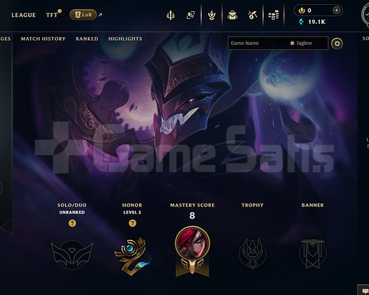 TR Unranked | 3 Kostüm - 19K Mö | LoL Hesap