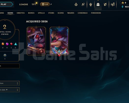 TR Unranked | 2 Kostüm - 41 Hero | LoL Hesap