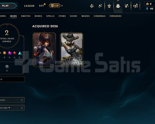 TR Unranked | 2 Kostüm - 23 Hero | LoL Hesap
