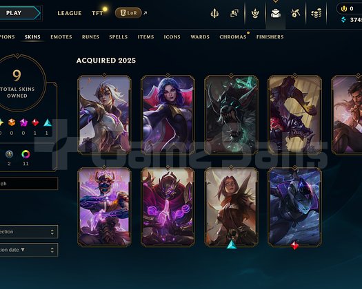 TR Plat 2 | 9 Kostüm - 52 Hero | LoL Hesap