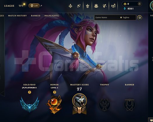 TR Plat 2 | 8 Kostüm - 54 Hero | LoL Hesap