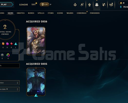 TR Plat 3 | 2 Kostüm - 48 Hero | LoL Hesap