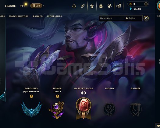 TR Plat 4 | 3 Kostüm - 25K Mö | LoL Hesap