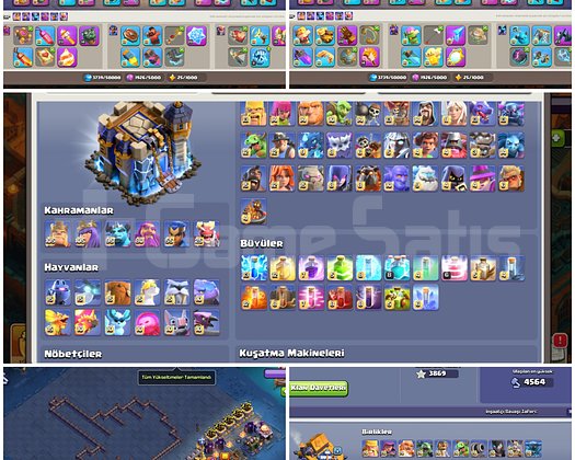 TH18 MAX+MAX HESAP! +3800 KS YILDIZI! MAX KAHRAMAN