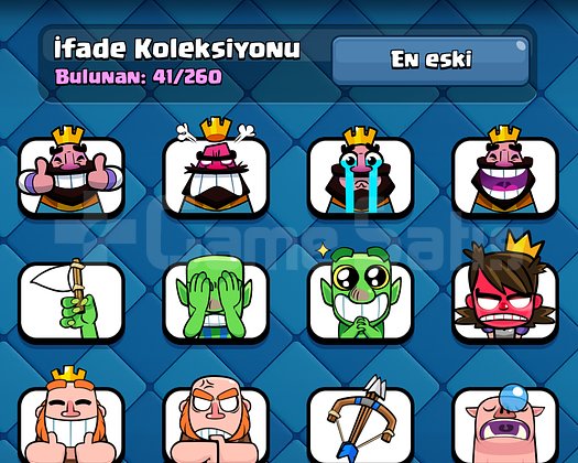 Clash royale 2.6 desteli hesap