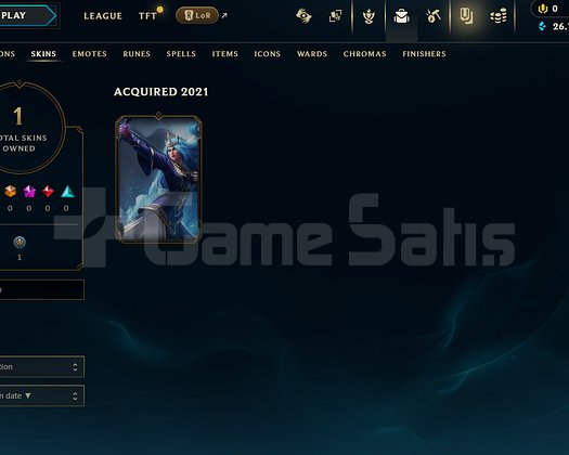 TR Unranked | 1 Kostüm - 26K Mö | LoL Hesap