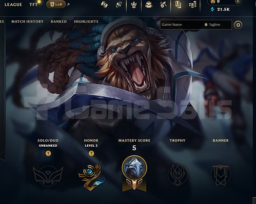 TR Unranked | 1 Kostüm - 21K Mö | LoL Hesap