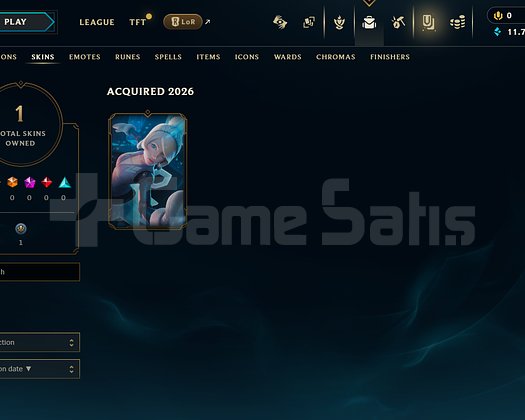 TR Unranked | 1 Kostüm - 11K Mö | LoL Hesap