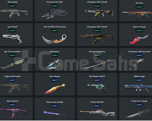 Radiant 1000+ RR Peak Account 323 Total Skins