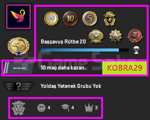 FACEİT+ 7 MADALYA 232 WİN 640 SAAT SEÇKİN