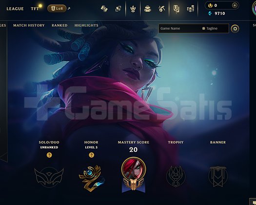 TR Unranked | 3 Kostüm - 24 Hero | LoL Hesap
