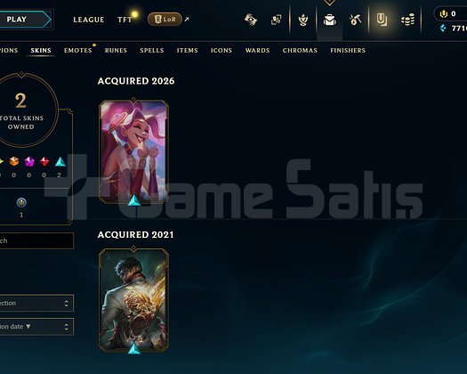 TR Unranked | 2 Kostüm - 21 Hero | LoL Hesap