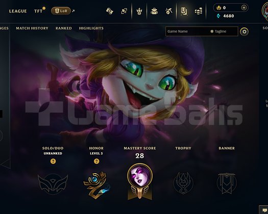 TR Unranked | 1 Kostüm - 27 Hero | LoL Hesap