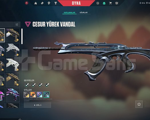 50K+ VP YATIRILMIŞ VCT BIÇAK-12 VANDAL SKINLI