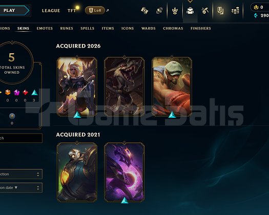 TR Unranked | 5 Kostüm - 31 Hero | LoL Hesap
